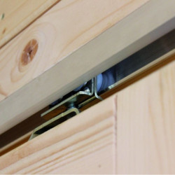 Abri toit plat Qubic de 6.05m² en bois massif 19mm - Karibu