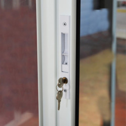 Véranda 400x425cm en alu blanc et polycarbonate 8mm SANREMO