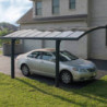 Carport en aluminium anthracite et polycarbonate ARIZONA BREEZE 5000 