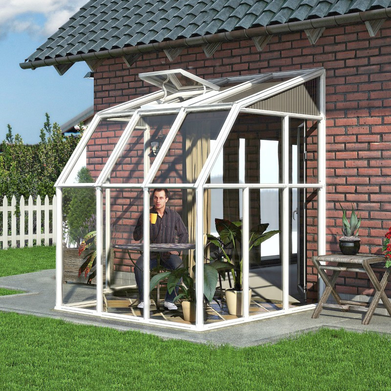 Véranda en PVC et polycarbonate transparent 200x200cm Sun Room - RION