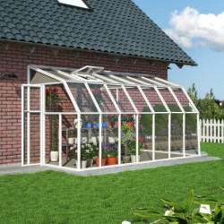 Véranda en PVC et polycarbonate transparent 200x448cm Sun Room - RION