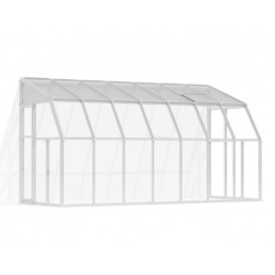 Véranda en PVC et polycarbonate transparent 200x448cm Sun Room - RION