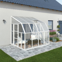 Véranda en PVC et polycarbonate transparent 258x260cm Sun Room - RION