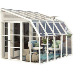 Véranda en PVC et polycarbonate transparent 258x322cm Sun Room - RION
