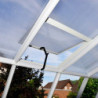 Véranda en PVC et polycarbonate transparent 258x322cm Sun Room - RION
