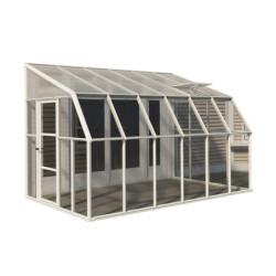 Véranda en PVC et polycarbonate transparent 258x384cm Sun Room - RION