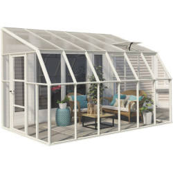 Véranda en PVC et polycarbonate transparent 258x384cm Sun Room - RION