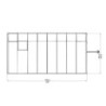 Véranda en PVC et polycarbonate transparent 258x508cm Sun Room - RION