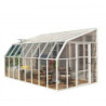 Véranda en PVC et polycarbonate transparent 258x508cm Sun Room - RION