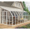 Véranda en PVC et polycarbonate transparent 258x570cm Sun Room - RION