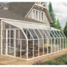Véranda en PVC et polycarbonate transparent 258x632cm Sun Room - RION