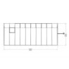 Véranda en PVC et polycarbonate transparent 258x632cm Sun Room - RION