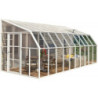Véranda en PVC et polycarbonate transparent 258x632cm Sun Room - RION