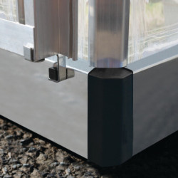 Serre de jardin en alu et polycarbonate 2,3m² Harmony™ Silver – Palram