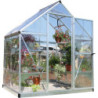 Serre de jardin en alu et polycarbonate 2,3m² Harmony™ Silver – Palram