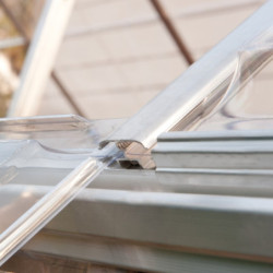 Serre de jardin en alu et polycarbonate 3,4m² Harmony™ Silver – Palram