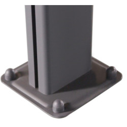 Pergola adossée ajustable - toit de terrasse en alu 3,05x6,18m X-METAL