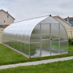 Serre de jardin en aluminium et polycarbonate 14,66m² Bella™ – Palram
