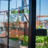 Serre urbaine en verre trempé avec roulettes City Greenhouse - Juliana