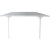 Toit de terrasse ajustable en aluminium laqué blanc 3,05x4,36m X-METAL