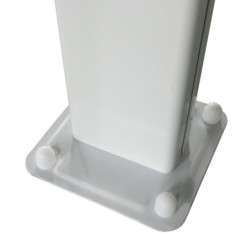 Toit de terrasse ajustable en aluminium laqué blanc 3,05x4,36m X-METAL