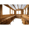 Etagères en bois traité 2 niveaux pour serres en bois 6m² Gardy Shelter
