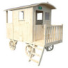 Roulotte pour enfants en bois sur pilotis CARRY - SOULET