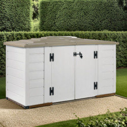 Coffre de jardin en résine avec plancher 1800L BOX EVO 200 – Garofalo