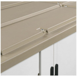 Coffre de jardin en résine avec plancher 1800L BOX EVO 200 – Garofalo