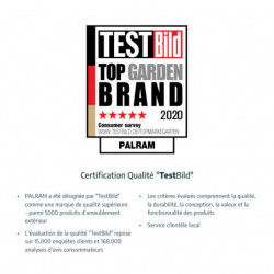 Canopia by Palram Toit de terrasse alu Aluminium Blanc 12.54m²