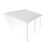 Toit de terrasse en aluminium blanc 3x6,10m Olympia - PALRAM