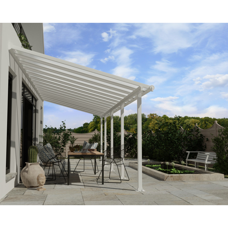 Canopia by Palram Toit de terrasse alu Aluminium Blanc 25.37m²