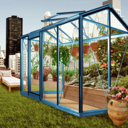 Serre Piccolo 4,74m² en aluminium laqué et verre de sécurité 4mm – ACD