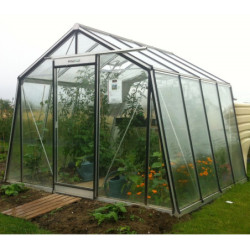 Serre S104 Prestige Grow 9,12m² en aluminium laqué RAL et verre trempé – ACD