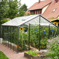 Serre R307 Prestige Grow 15,88m² en aluminium laqué RAL et verre trempé – ACD 