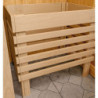 Sauna traditionnel Sonara 6 à 8 places 40mm + poêle 9kw à commandes externes EASY KARIBU