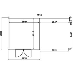 Woodlife Garden Abris de jardin en composite Composite Gris 9.00m²