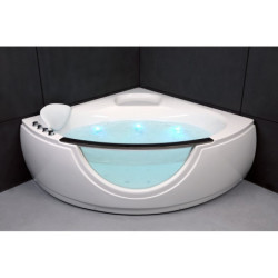 Baignoire balnéo d'angle - 135 x 135 cm - Samsara - SPALINA