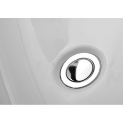 Baignoire balnéo + robinetterie - 135 x 135 cm - Tasmanie - SPALINA