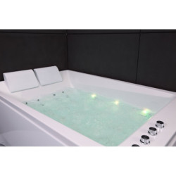 Baignoire balnéo duo + tablier - 180 x 120 cm - Kensho - SPALINA