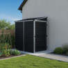 Abri en polycarbonate 2,06m² monopente Skylight Midnight Grey - Palram - Canopia