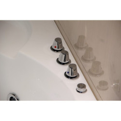 Baignoire balnéo 150x150cm - Athol - DOCCELLI