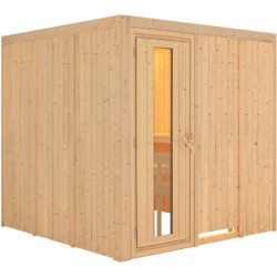 Sauna traditionnel modulable RODIN 5 à 6 places 68mm KARIBU
