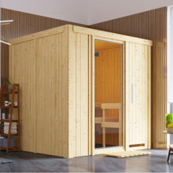 Sauna traditionnel modulable SODIN 3 à 4 places 68mm KARIBU