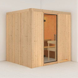Sauna traditionnel modulable SODIN 3 à 4 places 68mm KARIBU