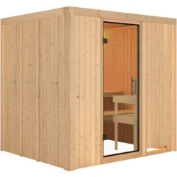 Sauna traditionnel modulable SODIN 3 à 4 places 68mm KARIBU