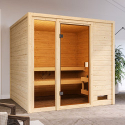 Sauna traditionnel Jutta Woodfeeling - 3 à 4 places 38mm KARIBU