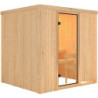 Sauna traditionnel TROMSO Woodfeeling 5 à 6 places 68mm KARIBU