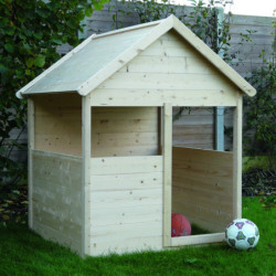 Cabane pour enfants en bois PLAYHOUSE 120x120x156cm - SOLID