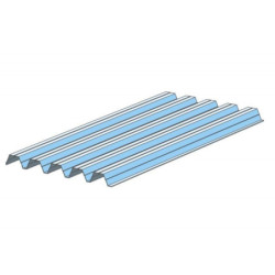 Panneau de toit en polycarbonate 2600x1074mm pour carport modulable - SOLID